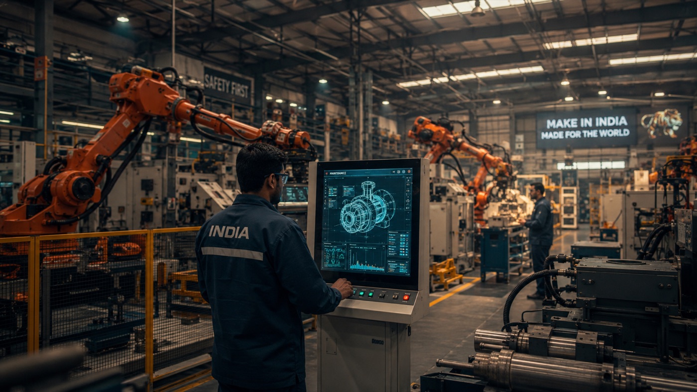 Indian manufacturing plant — Make in India